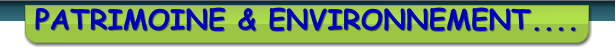 PATRIMOINE & ENVIRONNEMENT....