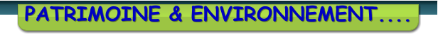 PATRIMOINE & ENVIRONNEMENT....